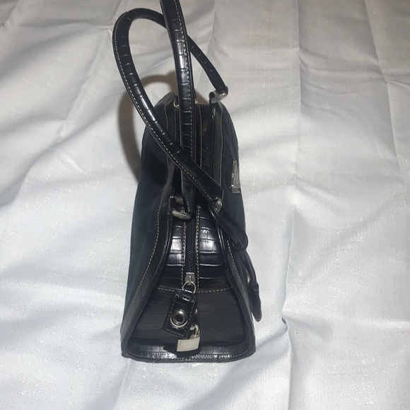 Prada Suede and Croc Mini Handbag (Authentic) - Picture 2 of 6